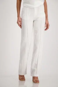 Monari dámské široké kalhoty z lyocellu a lnu