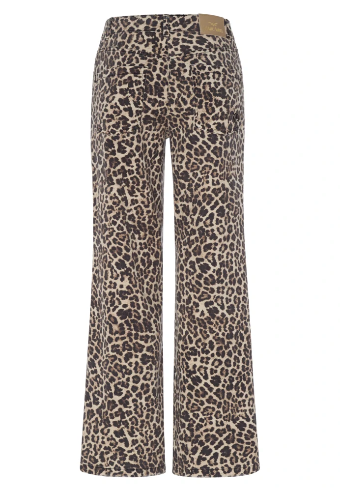 Marc Aurel džíny s leopardím potiskem