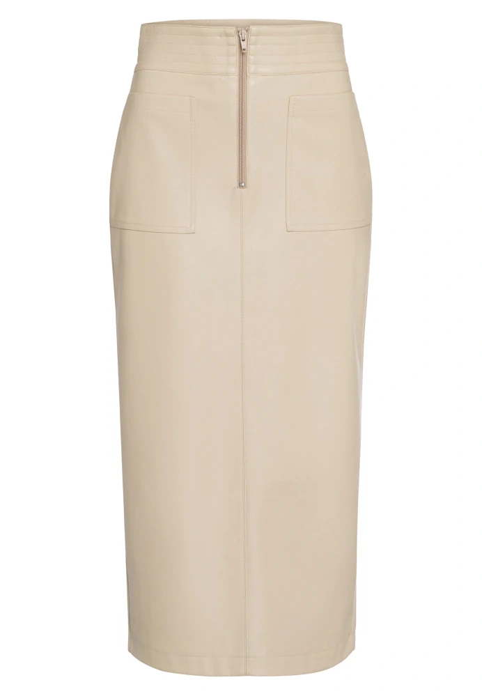 Marc Aurel sukně s koženým vzhledem