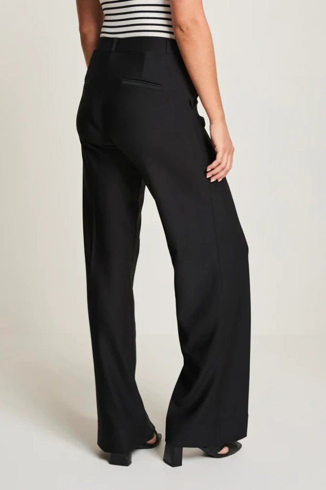 Para Mi elegantní dámské široké kalhoty "MIRA" s vysokým pasem