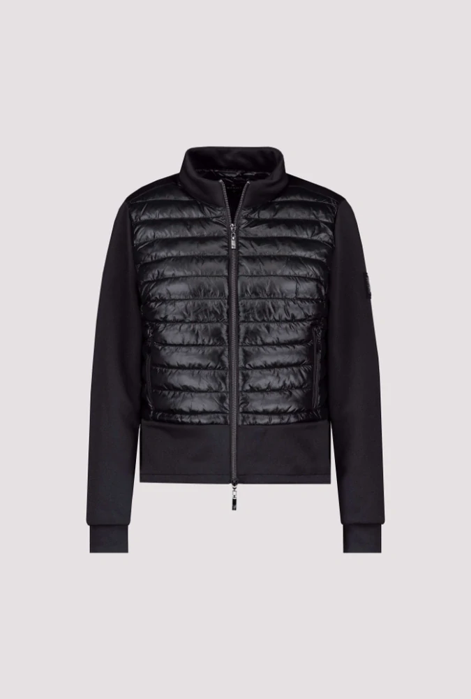 Monari prošívaná bunda černá