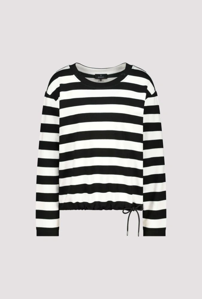 Monari svetr s pruhovaným vzorem