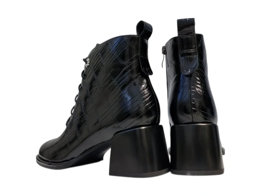 Urban Ladies luxusní černé kotníkové boty