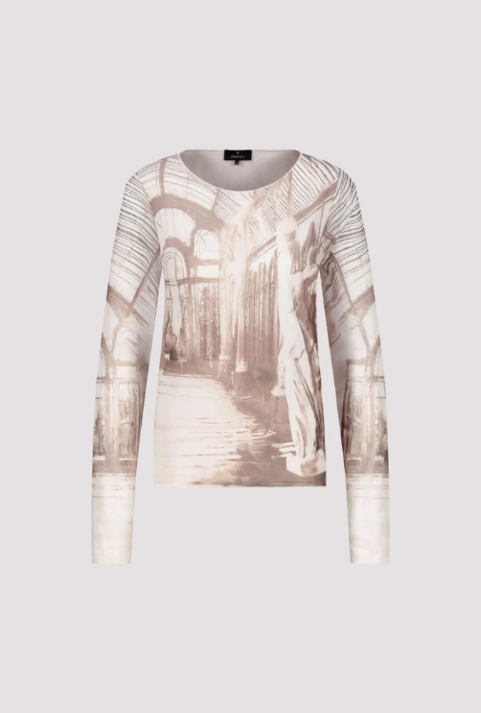 Monari tričko s dlouhým rukávem a potiskem galerie