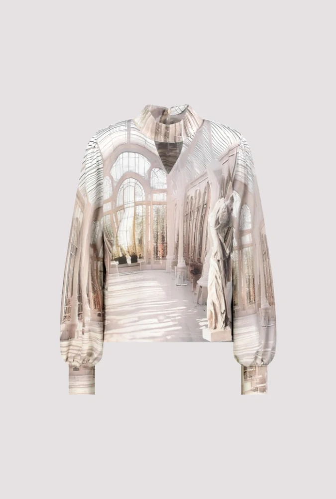 Monari elegantní halenka s potiskem galerie