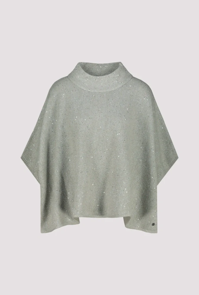 Monari elegantní pletené pončo