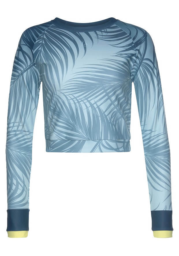 Dámské zkrácené tričko s dlouhým rukávem