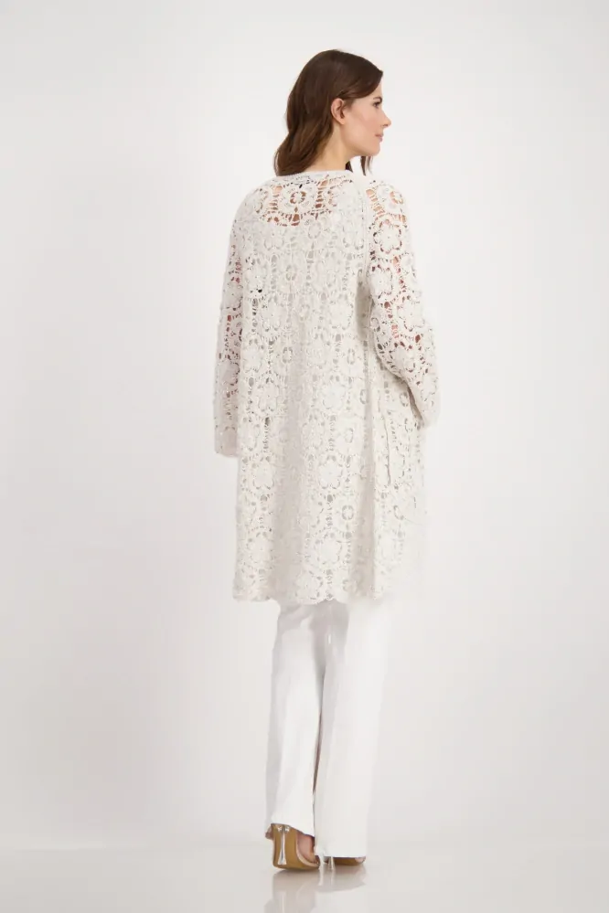 Pletený kabát s lurexem Monari