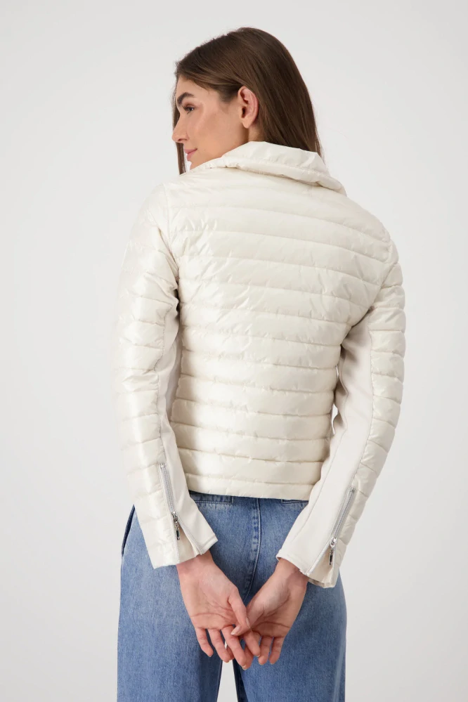 Monari prošívaná bunda s klopovým límcem