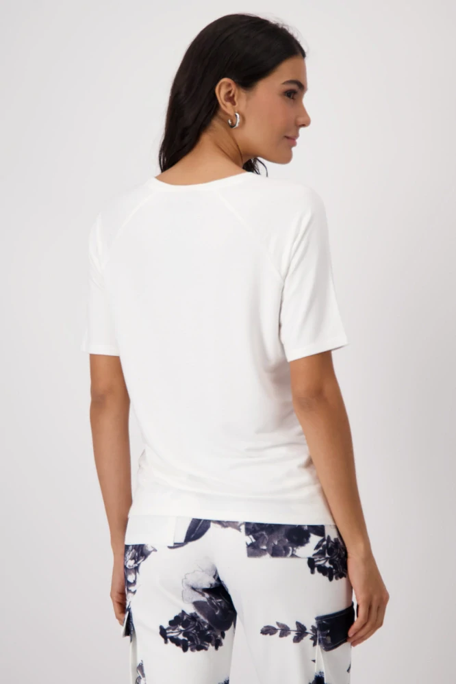 Monari  jednobarevné dámske tričko