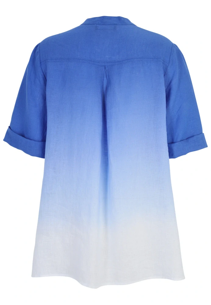 Doris Streich lehká lněná tunika s ombré efektem