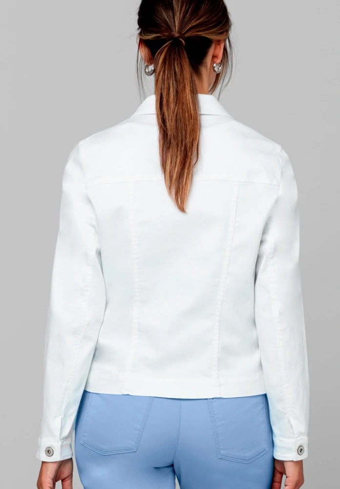 Bianca dámská bílá džínová bunda
