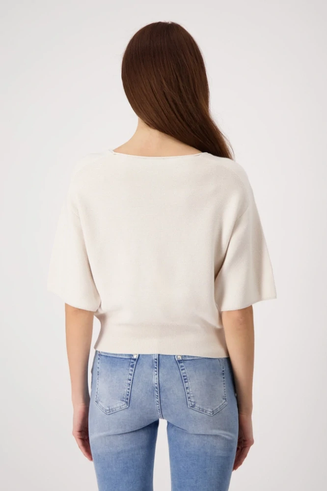 Monari pletený svetr s netopýřími rukávy