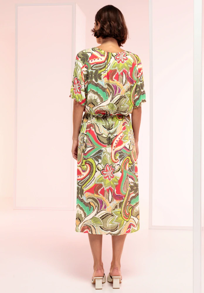 Bianca šaty s potiskem "ROSLYN"