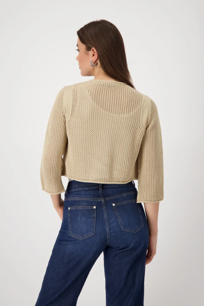 Monari pletené bolero s kamínky