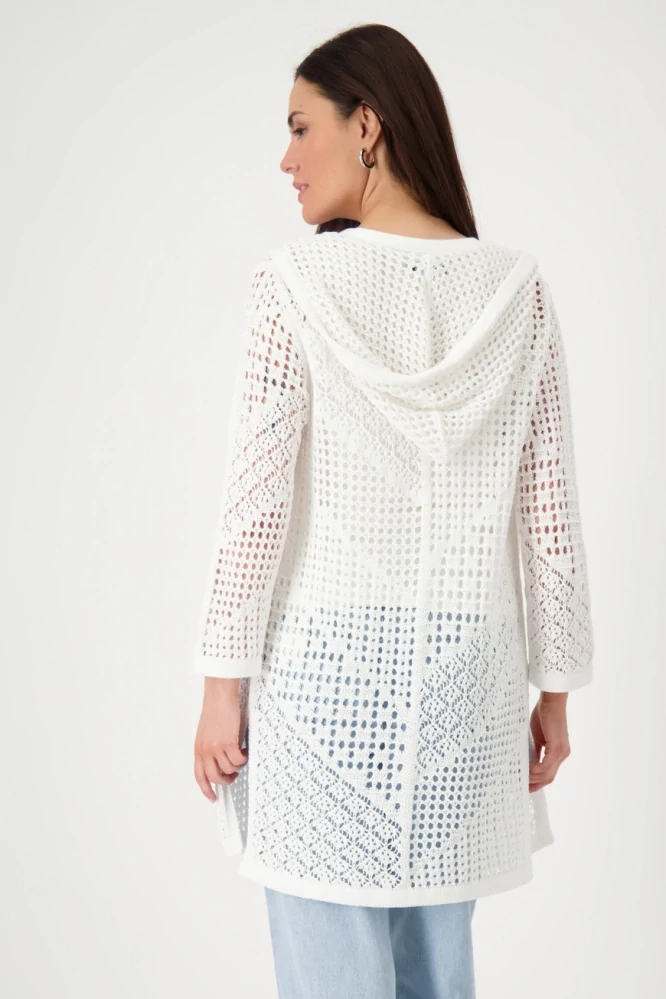 Monari pletený kabát s ájour vzorem