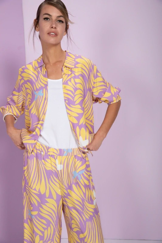 Kenny S elegantní žerzejové kalhoty ve stylu lounge Kate