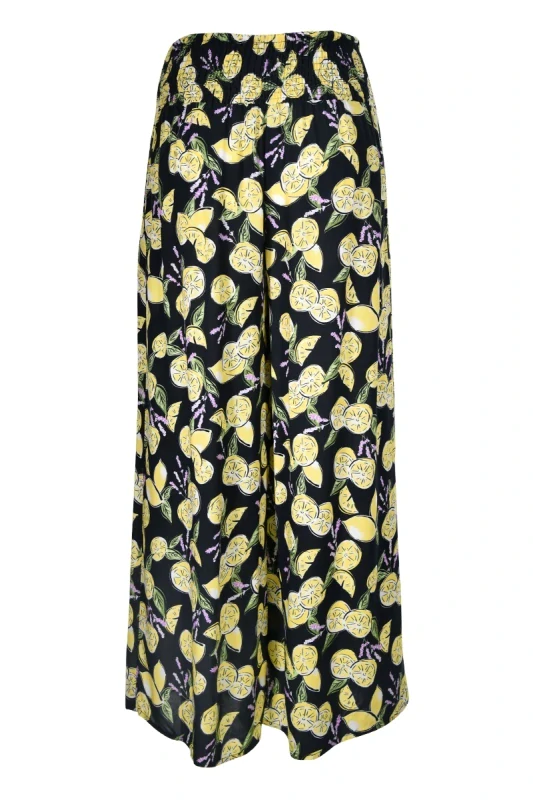 Kenny S letní kalhoty Kate s citronovým potiskem