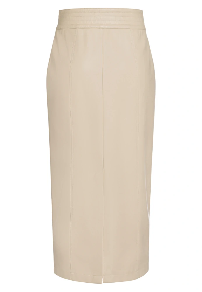 Marc Aurel sukně s koženým vzhledem