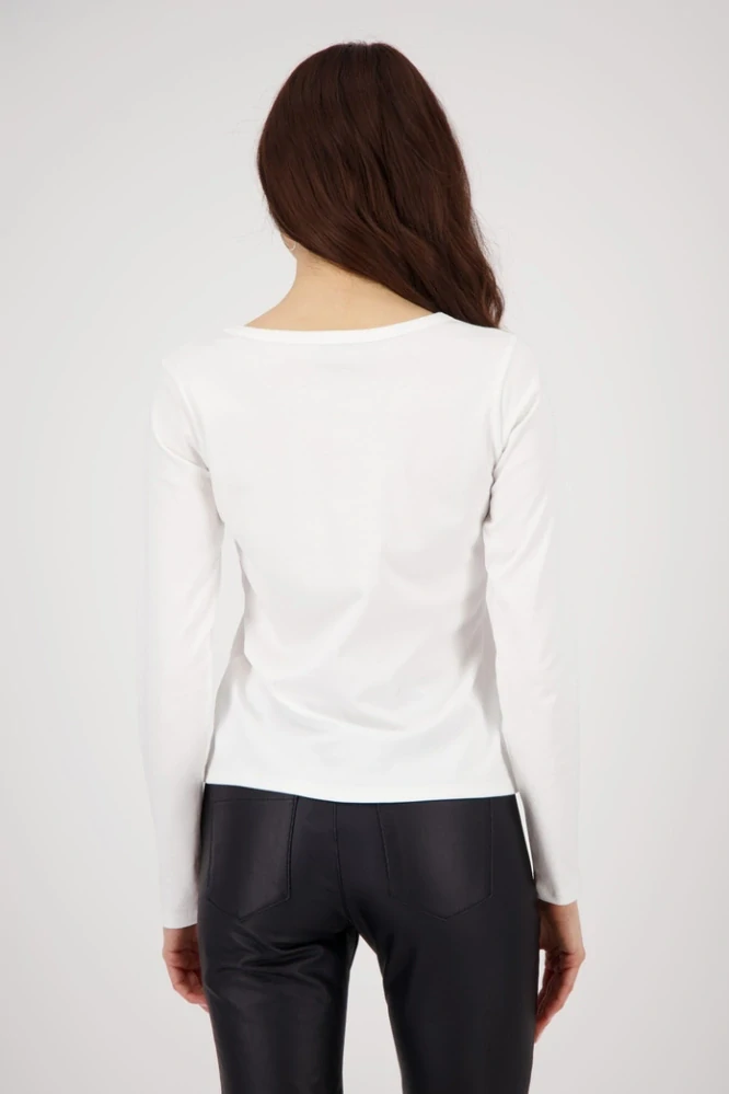 Monari tričko s dlouhým rukávem a leopardím potiskem