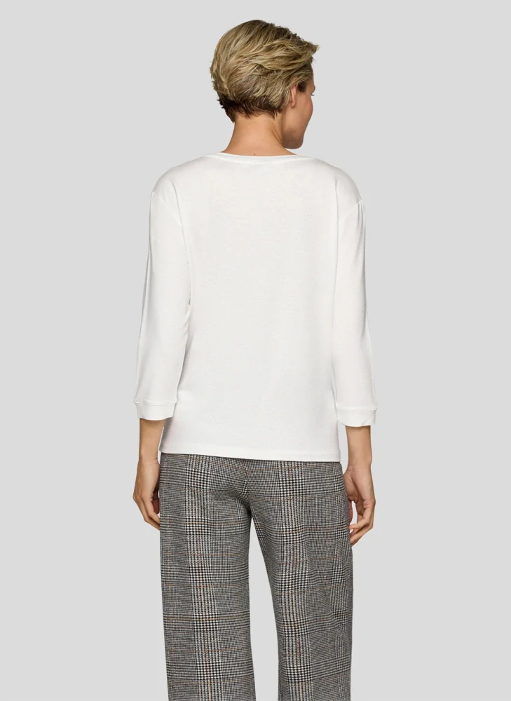 RABE tričko s motivem města a třpytivými kamínky