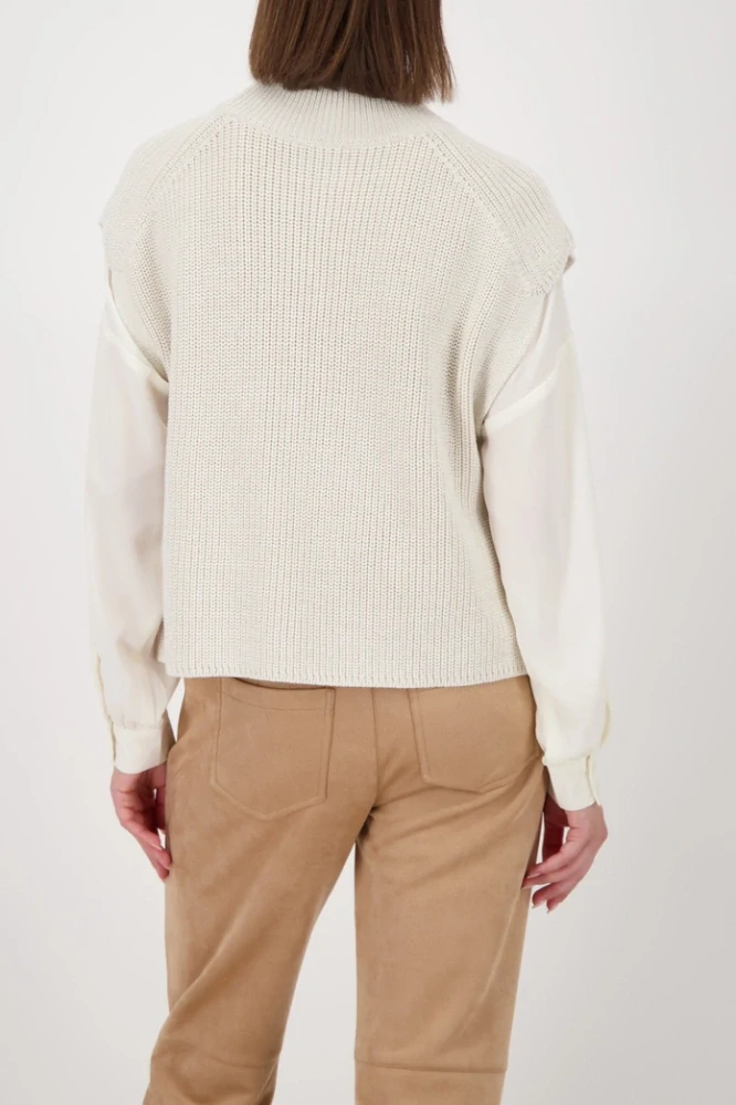 Monari pletená vesta se stojáčkem