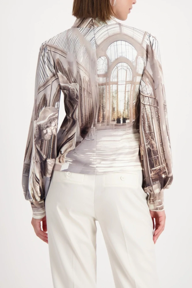 Monari elegantní halenka s potiskem galerie