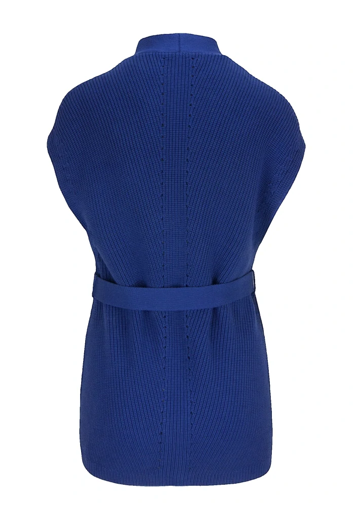 Bianca dámská pletená vesta s páskem