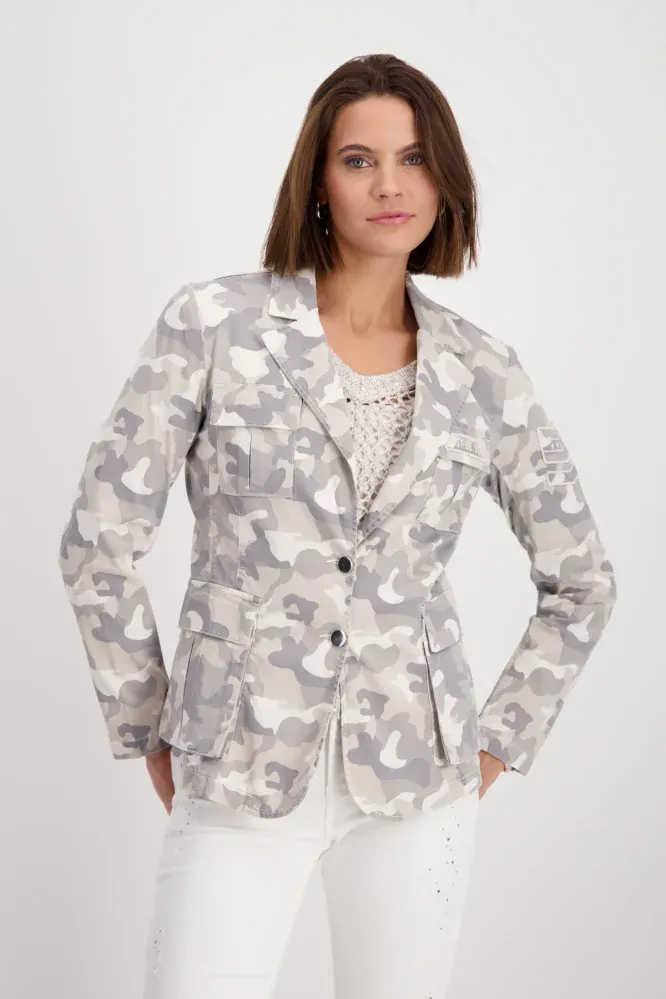 Monari sako maskovacího designu