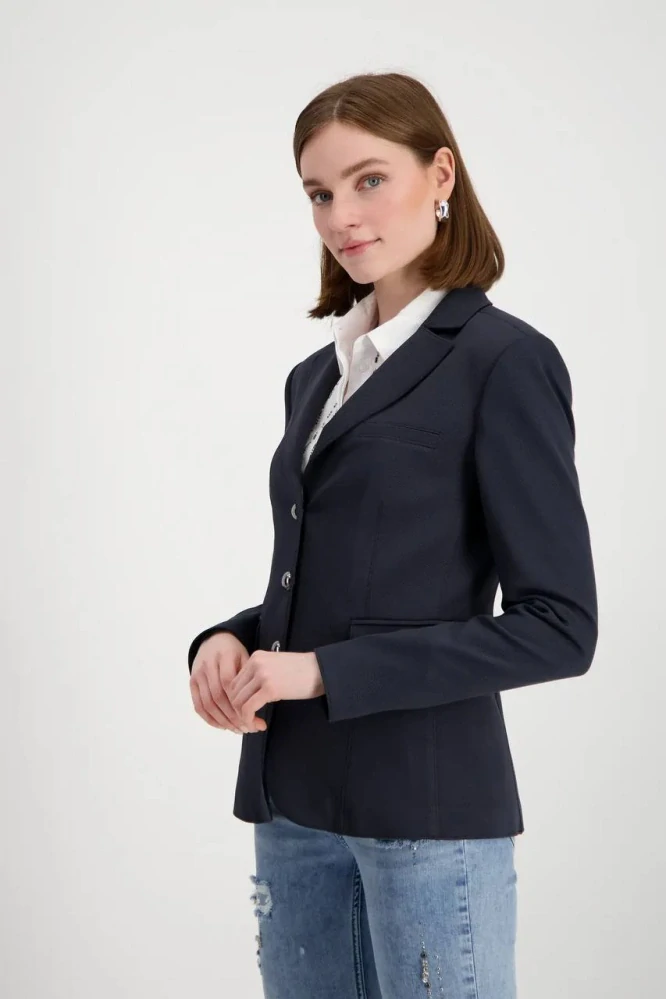 Monari elegantní sako s klopovým límečkem 