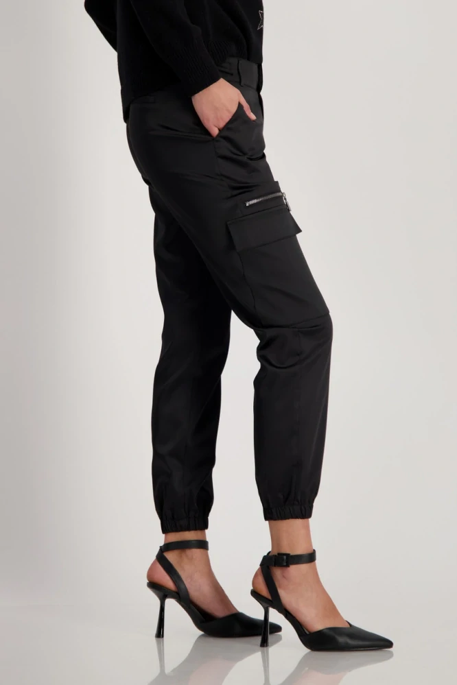 Monari saténové kalhoty 