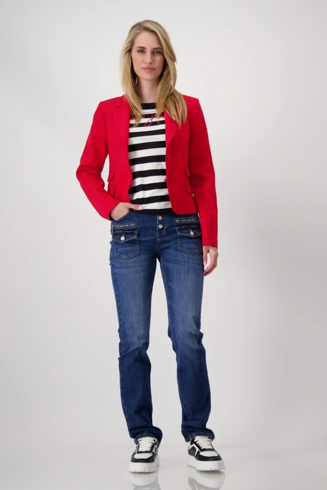 Monari elegantní blazer červený 