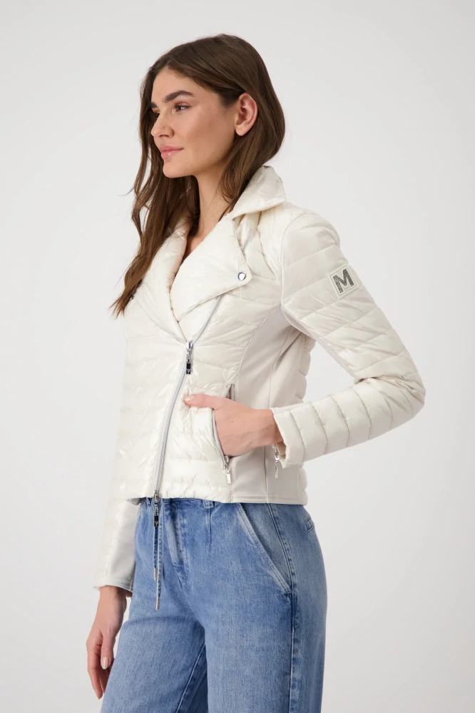 Monari prošívaná bunda s klopovým límcem