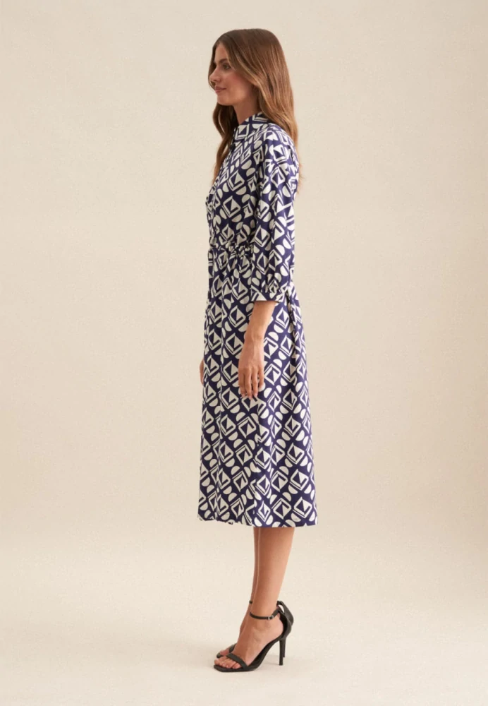 Seidensticker elegantní šaty s límcem 