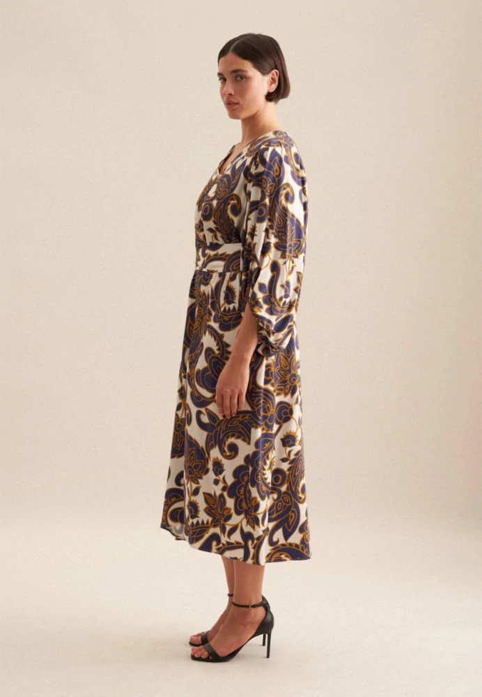 Seidensticker šaty s výstřihem do V