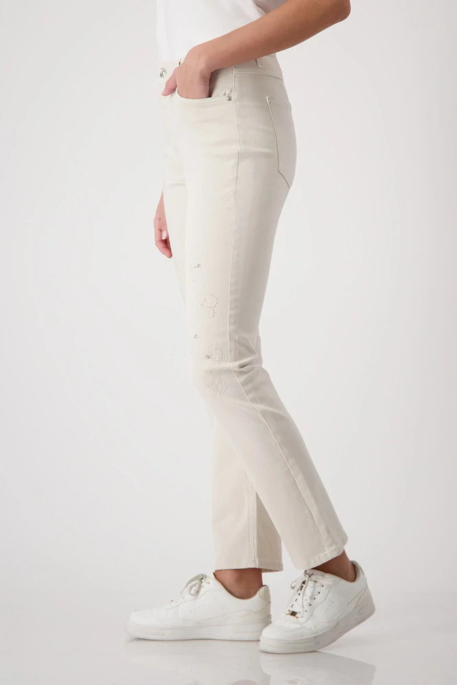 Monari džíny s výšivkou