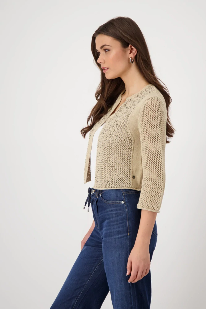 Monari pletené bolero s kamínky