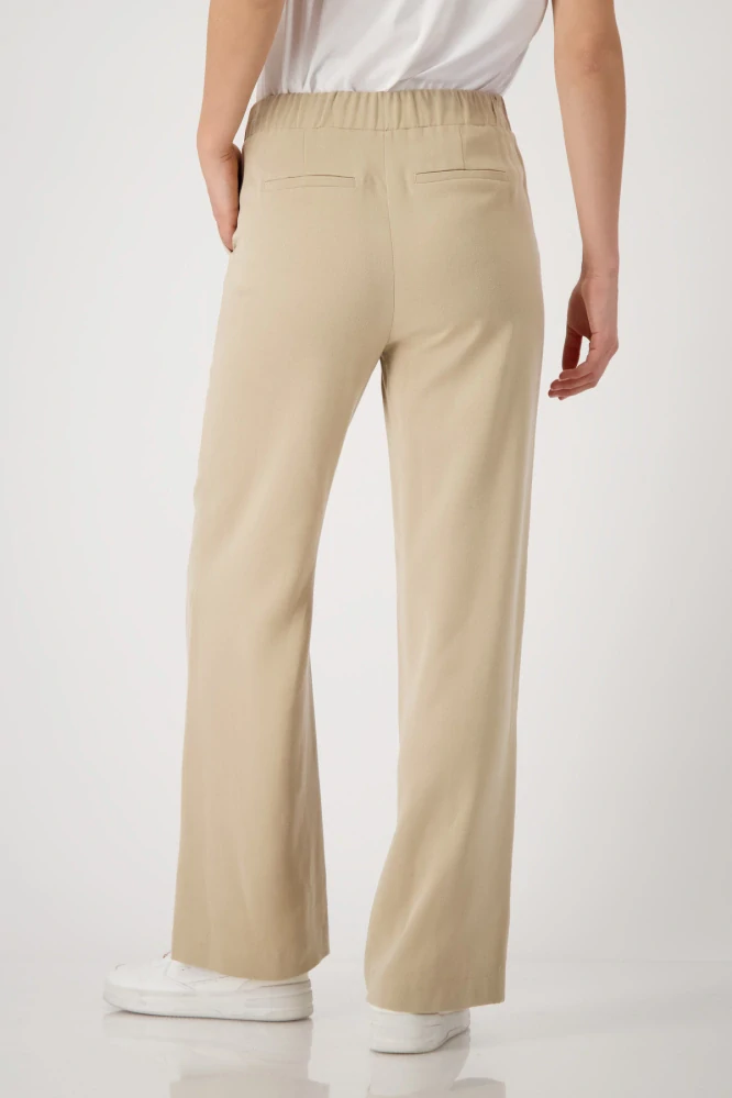 Monari lyocellové kalhoty s vysokým pasem