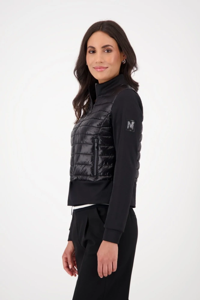 Monari prošívaná bunda černá