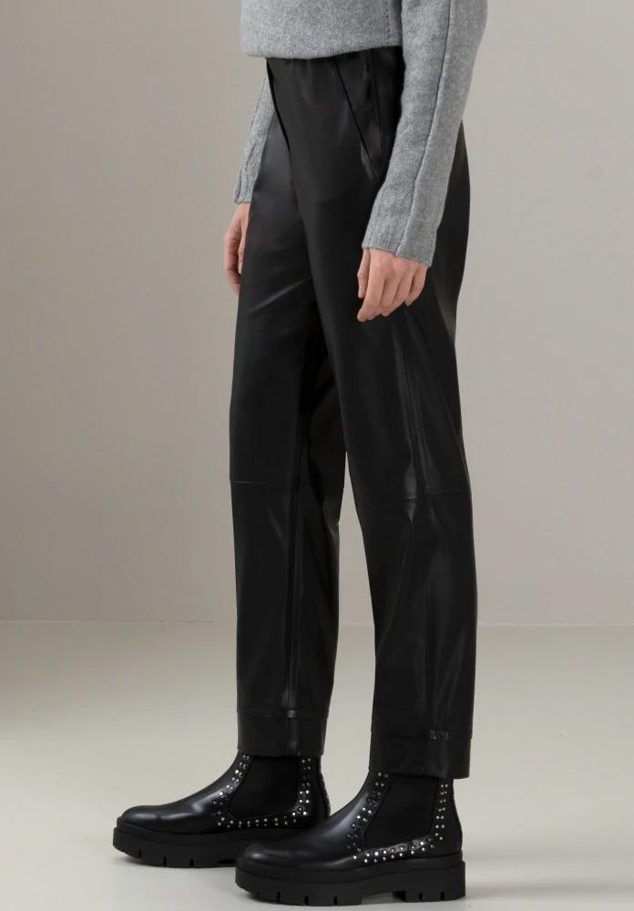 Bianca dámské kalhoty z imitace kůže