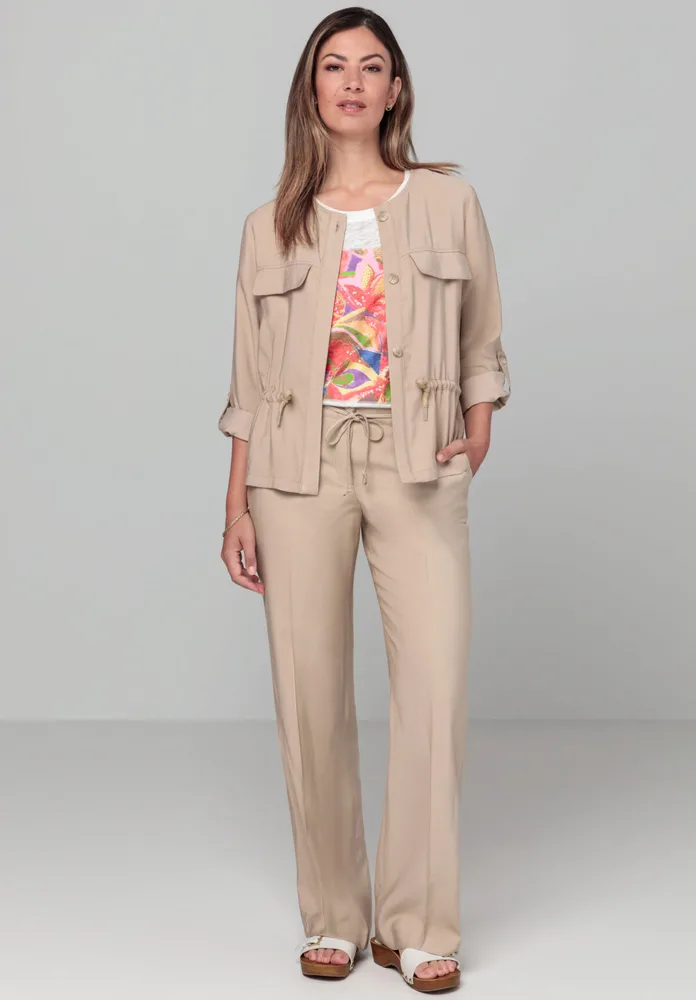 Béžové dámské sako Bianca