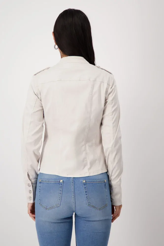 Monari bunda s klopovými kapsami 