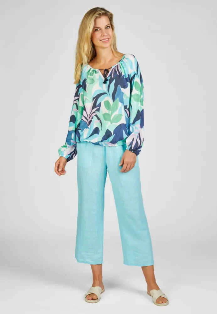 Jednobarevné kalhoty Rabe