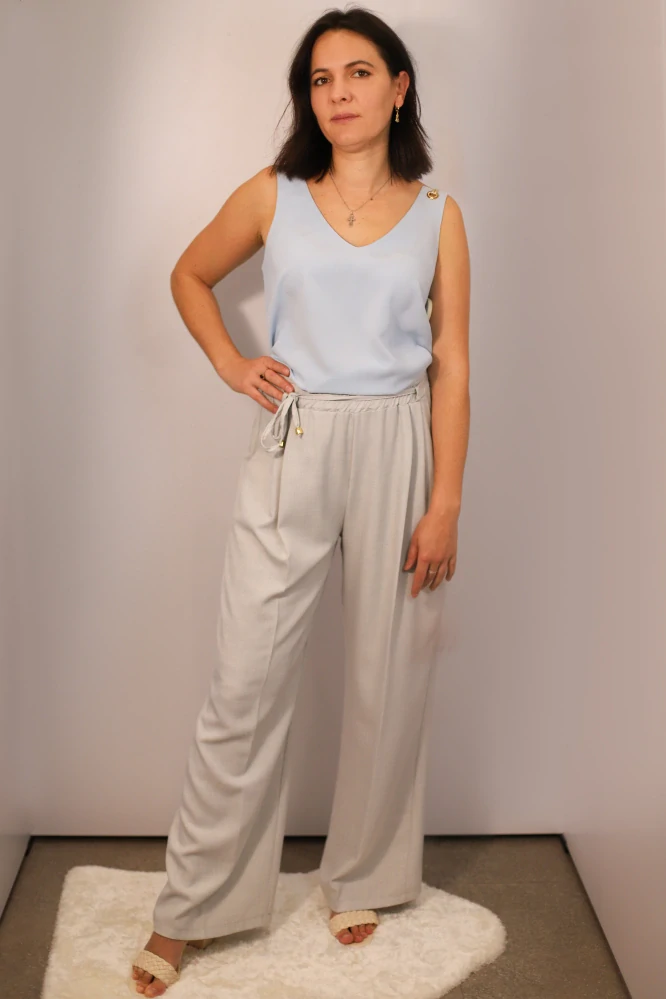 Dámská halenka bez rukávů