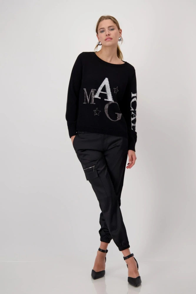 Monari saténové kalhoty 