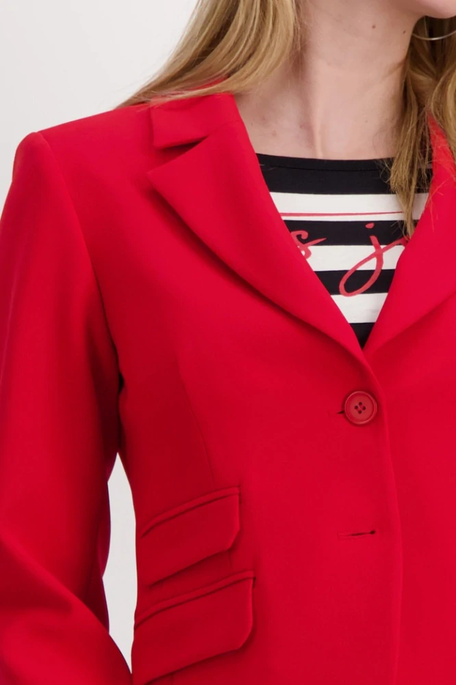 Monari elegantní blazer červený 