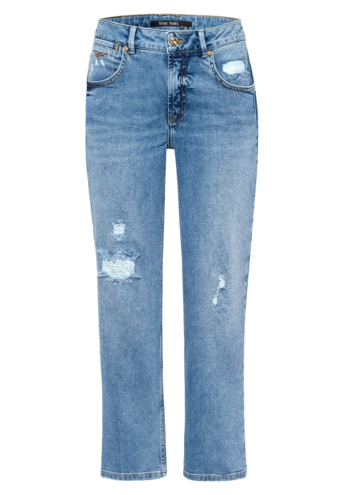 Marc Aurel "BOYFRIEND" džíny  s výšivkou loga 