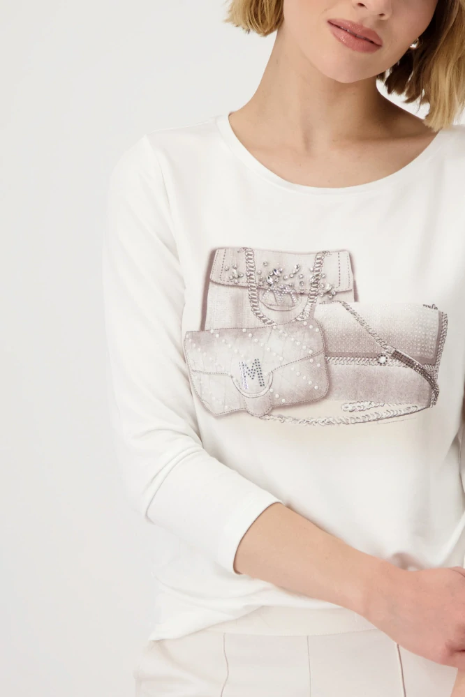 Monari halenka s potiskem tašky