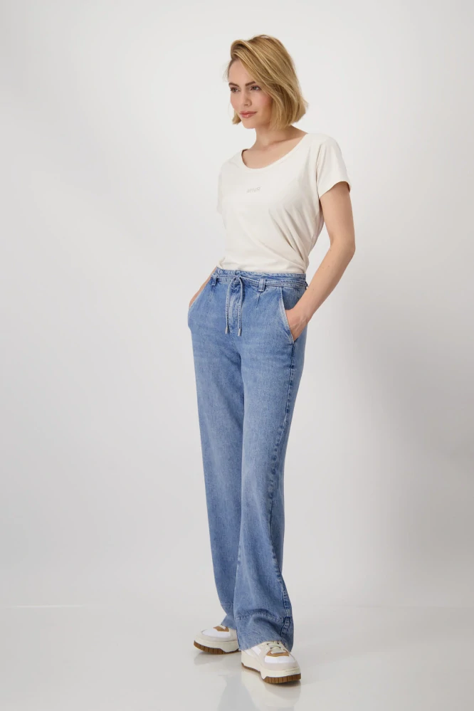 Monari  lyocellové kalhoty