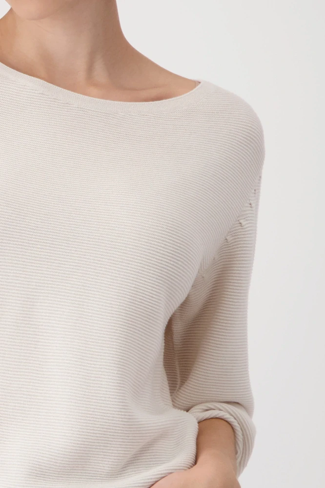 Monari pletený svetr vroubkovým stehem